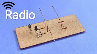 How To Make Simple Radio || Radio Transmitter \u0026 Receiver