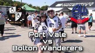 Match Day Vlog || Port Vale vs Bolton Wanderers
