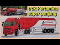 MOBIL TRUK TANGKI PERTAMINA HINO SUPER PANJANG | MENGGAMBAR TRUK