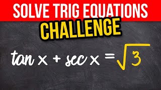 10% Students Solve This Trig Equation Wrong (Including me!)