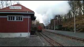 Dampf Eisenbahn Romantik erleben - Weißeritztalbahn Wiederaufbau Kipsdorf abgeschlossen