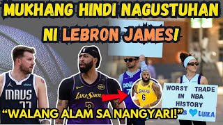 Mukhang Hindi Nagustuhan ni Lebron James ang Trade ng LA Lakers at Dallas Mavericks!