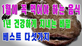 건강한 한 해를 위해, 1월에 꼭 먹어야 하는 식품 5가지,1월 제철음식으로 건강하고 활력있게 보내세요. 한라봉, 더덕, 우엉, 아귀, 과메기