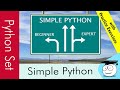 Sets | More Simple Python Tutorials
