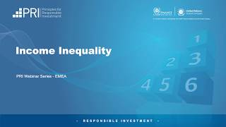 PRI: Webinar series on income inequality - EMEA