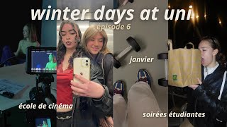 WINTER DAYS AT UNI┃études de cinéma, tournages \u0026 vie étudiante 📽️ [épisode 6]