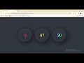 Amazing Working Digital Clock using Html CSS SVG  Javascript | Simple Javascript Project #viralvideo
