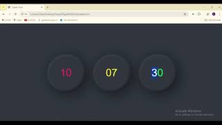 Amazing Working Digital Clock using Html CSS SVG Javascript | Simple Javascript Project #viralvideo