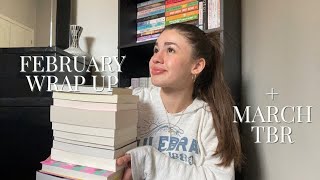 february wrap up & my march tbr !