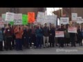 Raw video: Protesting coal exports