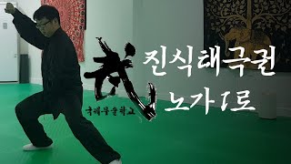 진식태극권전수관 진식태극권 노가 1로 시연(국제무술학교, 권법중년)