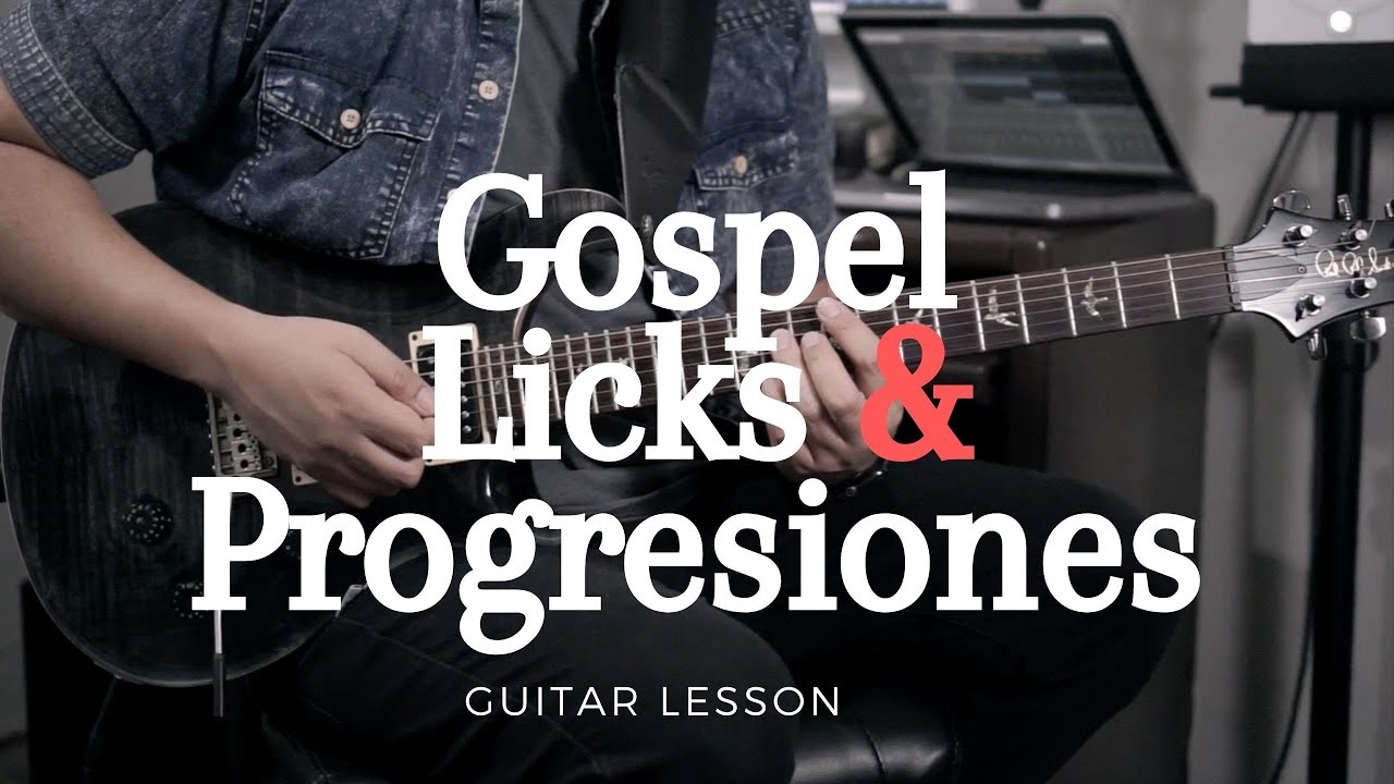 Acordes Gospel Licks Guitar Lesson Youtube