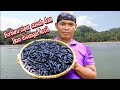 sambal goreng pedas siput susuh dan ikan kecil goreng tepung hasil njala di sungai kecil