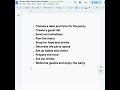 Checklists in Google Docs help you plan times with friends and family 🎉 #Shorts