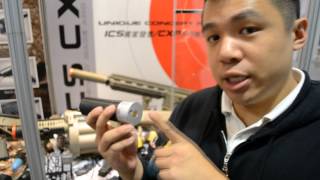 ICS Airsoft at Shot Show 2013: A1 Garand, M203 Shells and more.