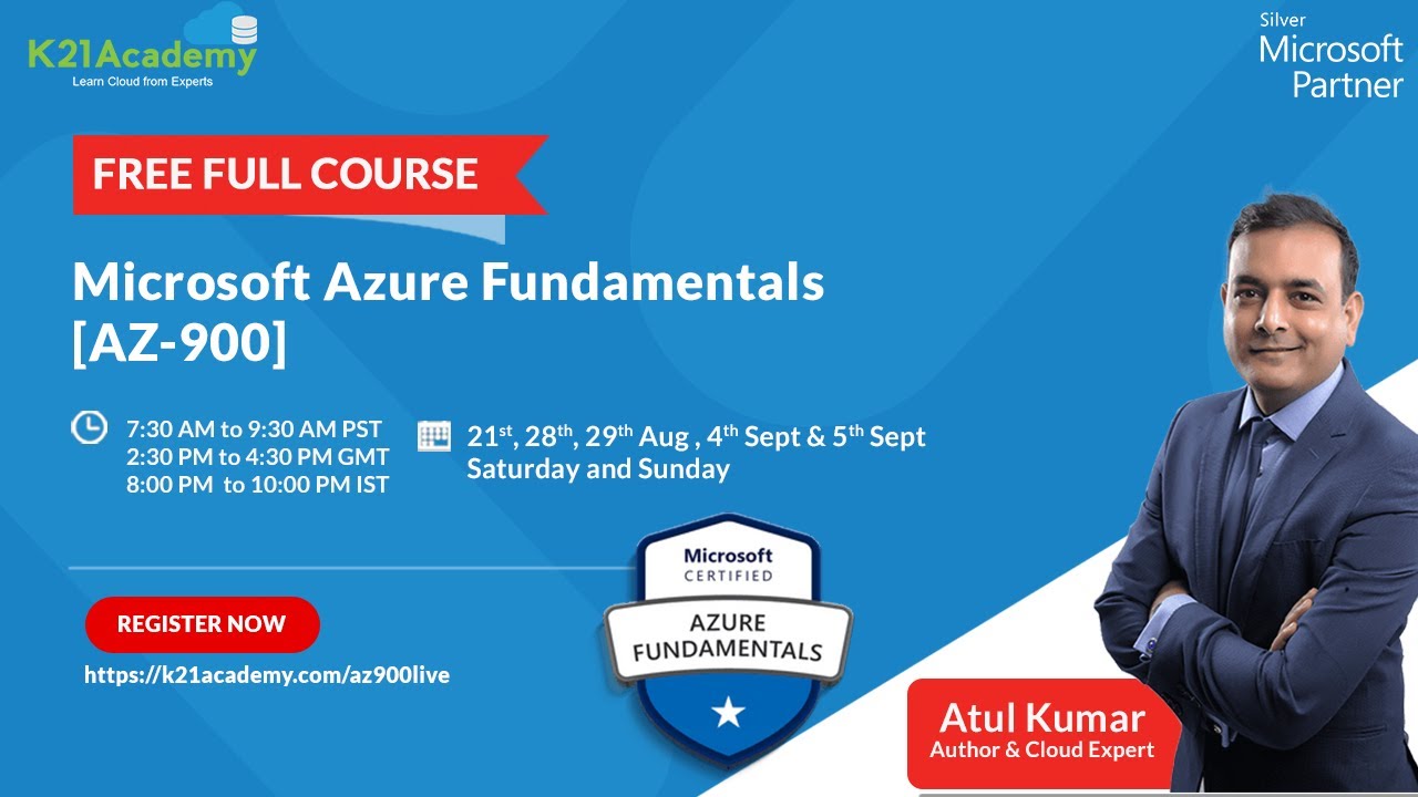 [FREE FULL COURSE] Microsoft Azure Fundamentals [AZ-900] - YouTube