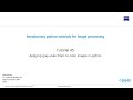 Tutorial 45 - Applying filters designed for grey scale to color images (in python)