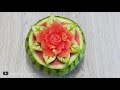 watermelon carving design easier way to carve watermelon