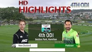 pakistan vs new zealand 4th odi 2018 highlights!