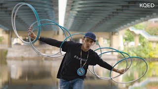 Native Hoop Dancer Performs Thunderbird Formation | If Cities Could Dance