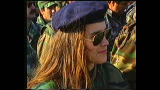 Postrojavanje postrojbi 113. šibenske brigade u veljači 1992. godine