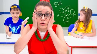 Eva and  collection of stories about good behavior at school
