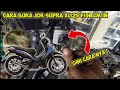 CARA BUKA JOK MOTOR SUPRA X 125 fi HELM IN