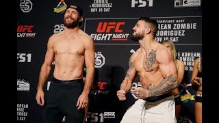 UFC Denver: 'Cowboy' Cerrone vs. Mike Perry Weigh-In Staredown - MMA Fighting