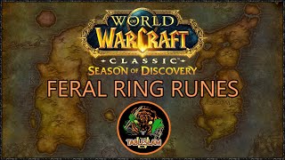 Feral Druid Ring Runes Overview