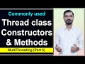 Thread class Methods & Constructors || Multithreading in Java by Deepak (Hindi)