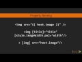 Web Development with Angular 2 & Bootstrap : Angular 2 - Property binding | packtpub.com