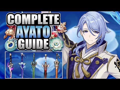 Genshin Impact: AYATO Complete Guide | Buildings, Artifacts and Weapons