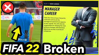 FIFA 22 Career Mode Has An Annoying Problem...