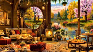 Jazz Relaxing Music at Cozy Morning Coffee Shop Ambience for Work ☕ Smooth Jazz Instrumental Music