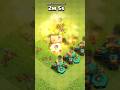 Deadly Scatter shot Vs Max mountain Golem|Clash Of Clans|#shorts#clashofclans#cocshorts