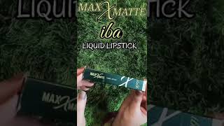 Iba Halal Maxx Matte Liquid Lipstick Swatches | Halal Product | #ibacosmetics #youtubeshorts #shorts