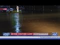 Heavy rains flood roads in Raleigh