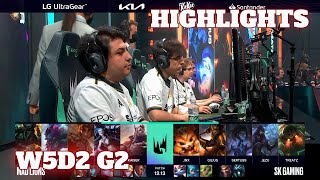 MAD vs SK - Highlights | Week 5 Day 2 S12 LEC Summer 2022 | Mad Lions vs SK Gaming W5D2