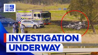 Investigation underway after fatal plane crash near Canberra | 9 News Australia