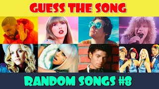 Guess the 50 Random Songs (Part 8) | Music Quiz