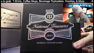 HOT STUFF 😍 2023 Flawless National Treasures Baseball Card 5 Box Case Break #2   Sports Cards