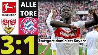 Stuttgart dominiert die Bayern! VfB Stuttgart vs. FC Bayern München 3:1 ALLE TORE ALLE HIGHLIGHTS!