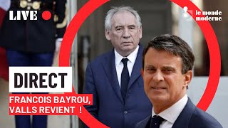 DIRECT : Le gouvernement Bayrou , Valls ministre ?