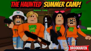 THE HAUNTED SUMMER CAMP IN BROOKHAVEN!!! || A Brookhaven Movie (VOICED) || ROBLOX || CoxoSparkle2