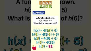 FHresh Edu Explains: TEKS A.12B (Evaluate Functions Given One or More Elements in their Domains)
