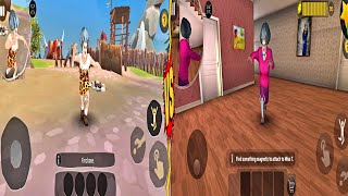 Scary Teacher 3D VS Scary Teacher Stone Age All New Levels (Android,iOS)