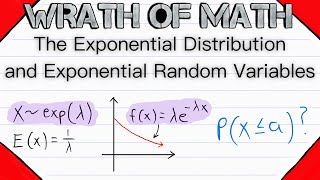 The Exponential Distribution and Exponential Random Variables | Probability Theory