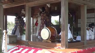 平成31年　大津神社　春季大祭　大分神楽社『五方礼始』