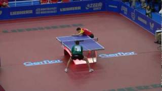 WTTTC-2010. 28 May. Man. 1/4 Fina. BELARUS vs CHINA: Samsonov vs Ma Long