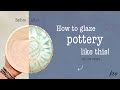 ***How to glaze pottery  - a step by step glazing pottery guide for beginners -  tips & tricks